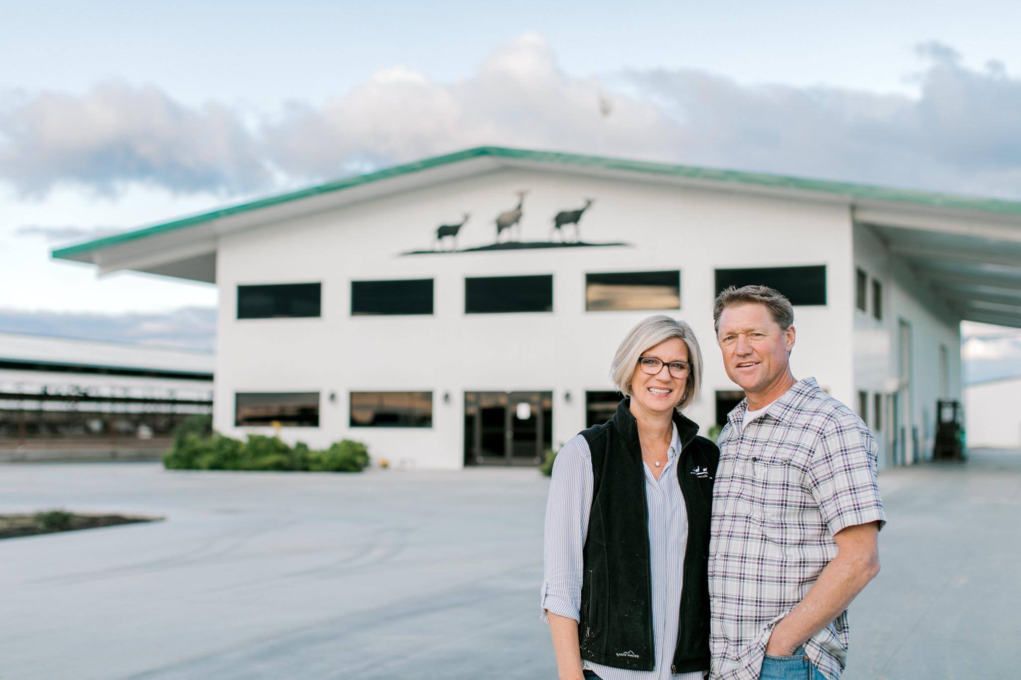 Anneke and Johnnie owners of Summerhill Dairy